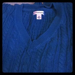 Croft and Barrow blue long sleeve sweater